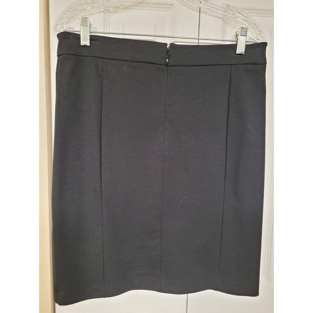 Michael Kors Skirt and Ellen Tracy Top Set Black Gold Zipper Accents Size 8 M - Picture 4 of 9